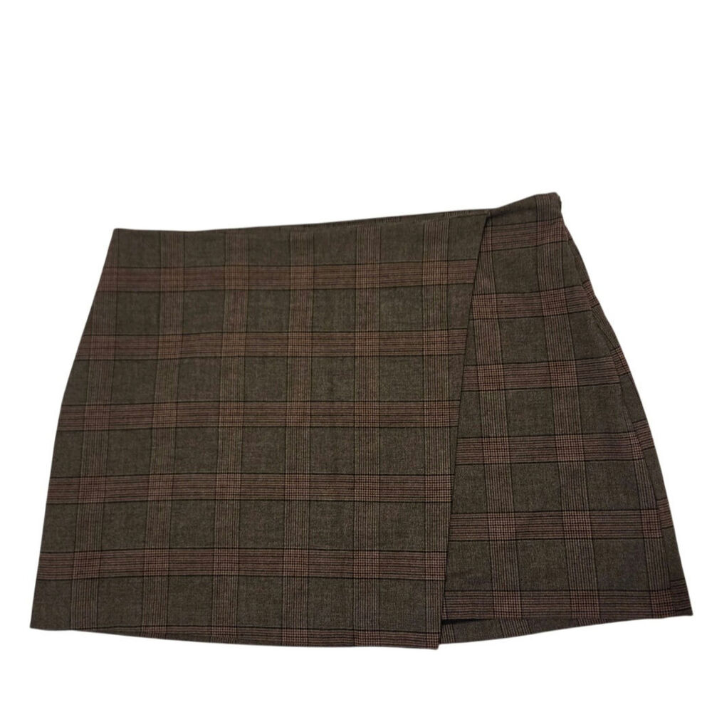 Old Navy Plaid Mini Skirt Size XL